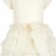 Cream Silk Dress