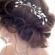 Gorgeous Messy Side Bun Wedding Hair | Country Wedding Hairstyle
