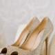 Glitter Leather Wedding Shoes ♥ Jimmy Choo Bridal Shoes Collection | Gümüş Rengi Parlak Abiye Ayakkabılar