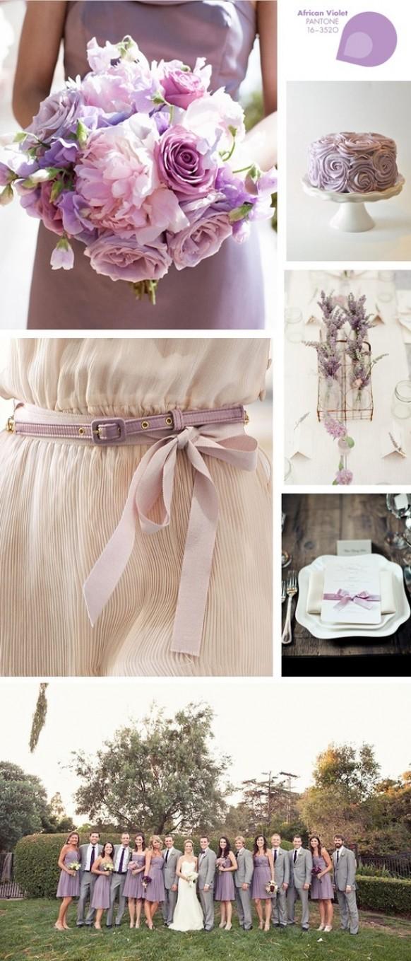 Violet Wedding Theme ♥ Lavender Wedding Inspiration 