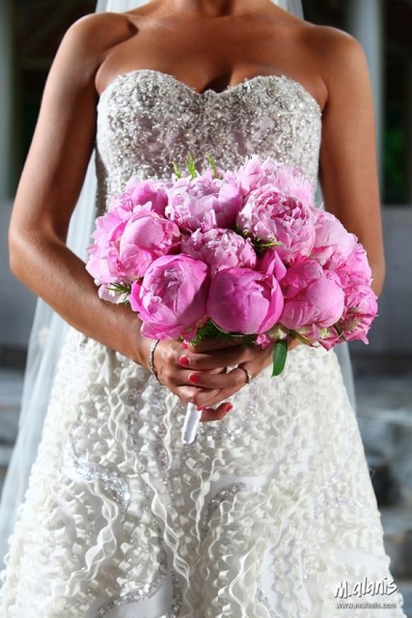 wedding photo - Seuls les bouquets de fleurs