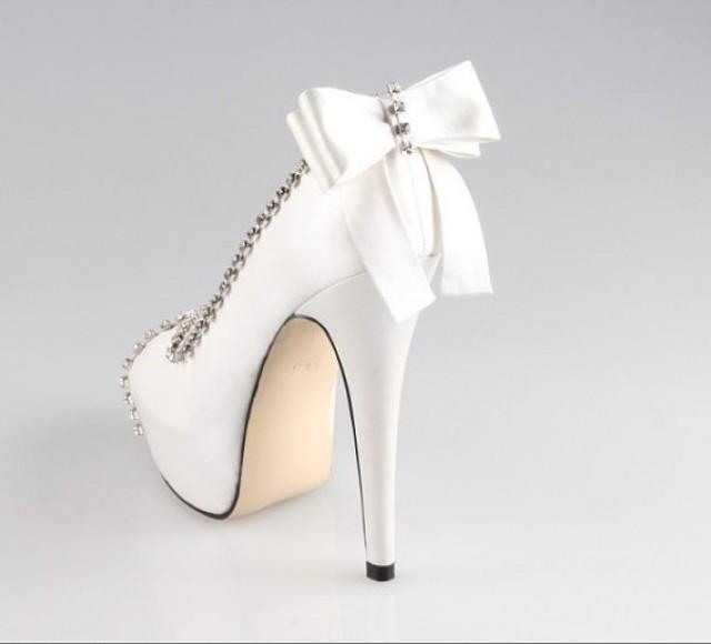 ivory prom shoes