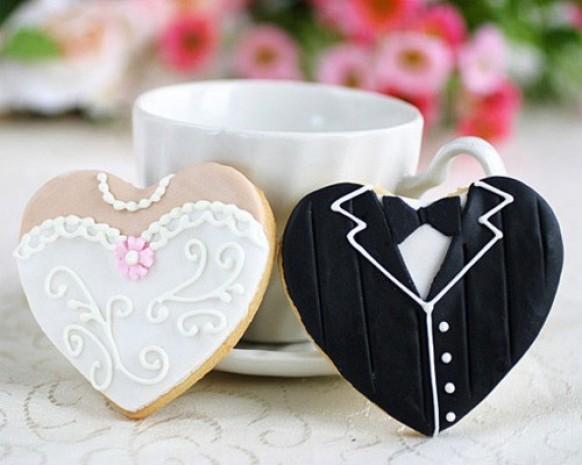 wedding photo - Креативные свадебные Cookies ♥ Уникальные свадебные сувениры