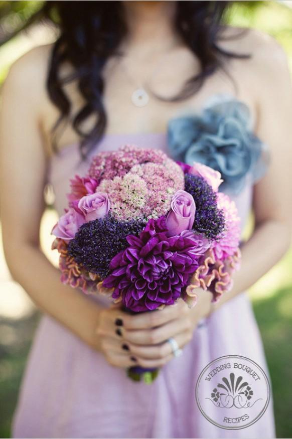 wedding photo - Фиолетовые цветы Свадебные