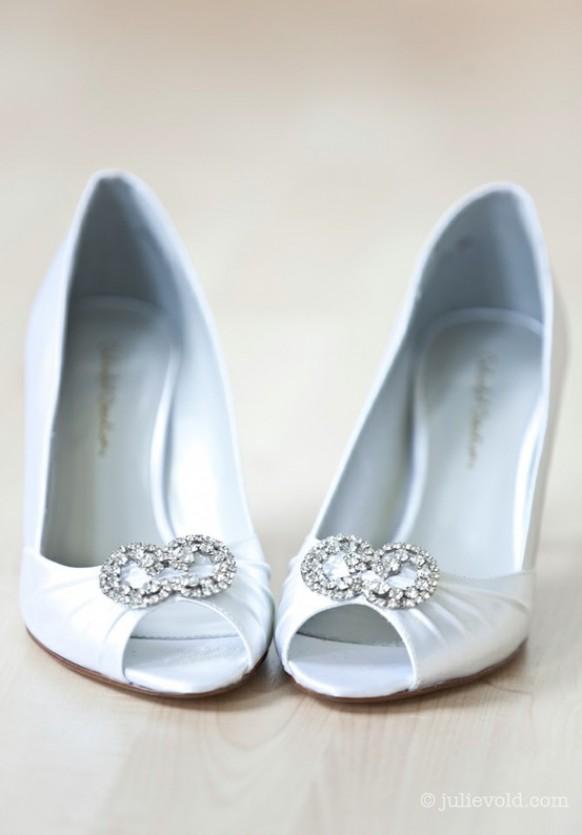 wedding photo - Chaussures de mariage blanc