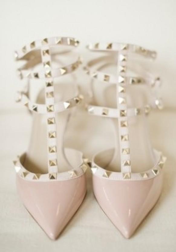 wedding photo - أحذية الزفاف الوردي