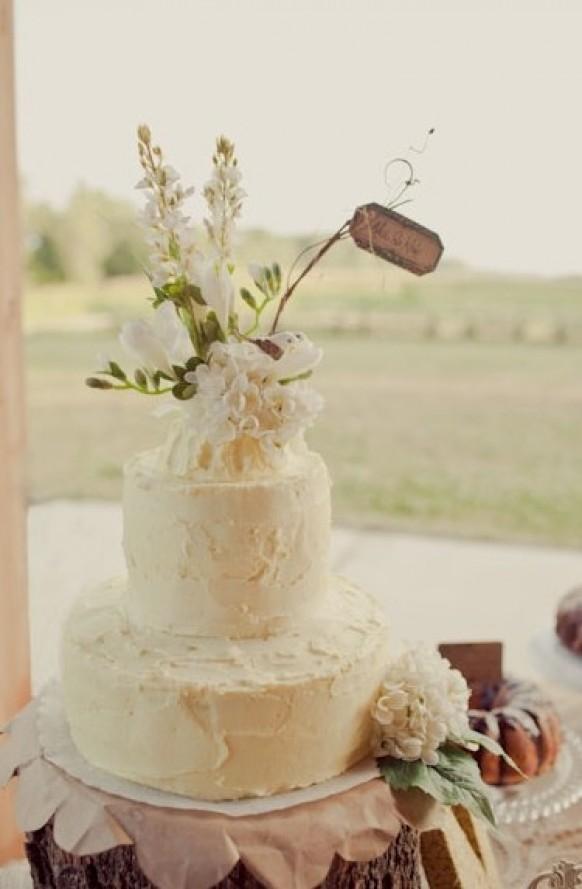 wedding photo - Buttercream Свадебные торты