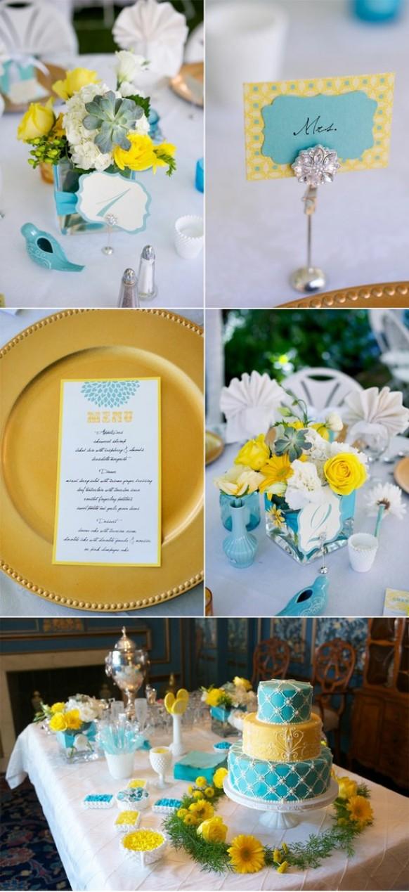 wedding photo - Sunflower Yellow Wedding Color Palettes