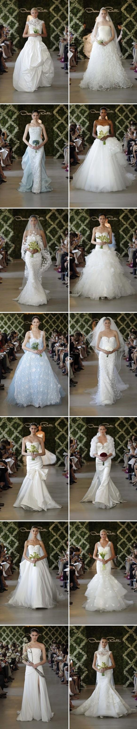 wedding photo - 2013 Brautkleider ♥ Oscar De La Renta Special Design Wedding Dresses