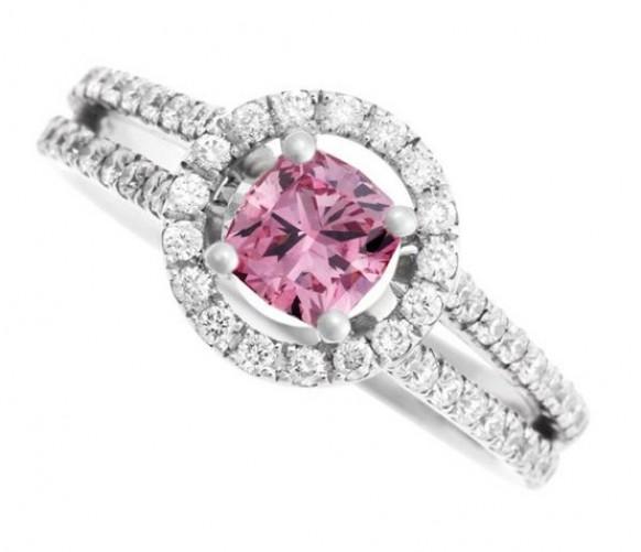 wedding photo - خاتم الماس الفاخرة البهية ♥ سيرون خاتم الماس الوردي