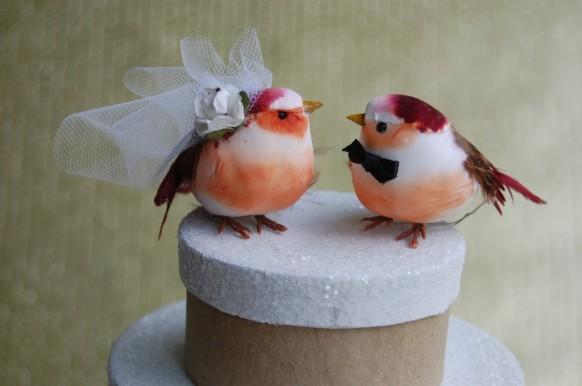 Rustic Wedding Cake Toppers