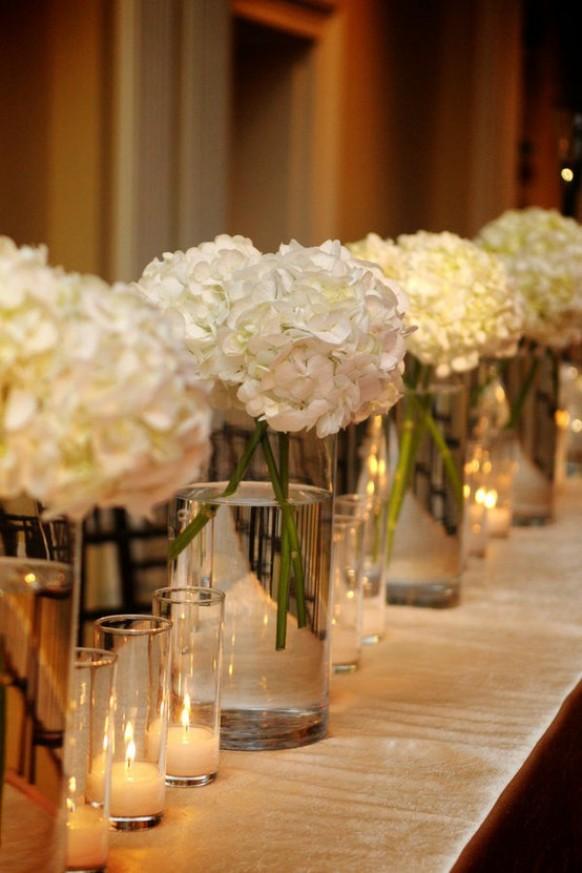 wedding photo - Décor de table de mariage - Décoration florale