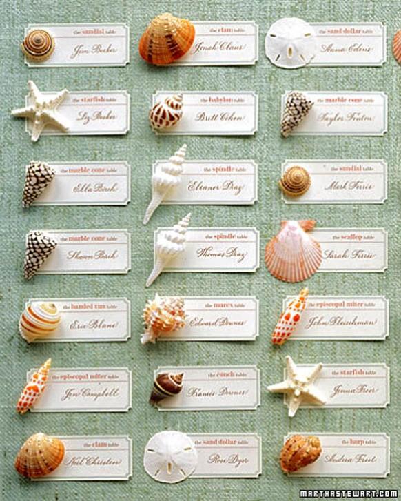 wedding photo - Unique & Creative Wedding Seating Cards ♥ Natural Place Cards 