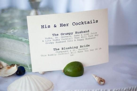 wedding photo - Коктейли и напитки