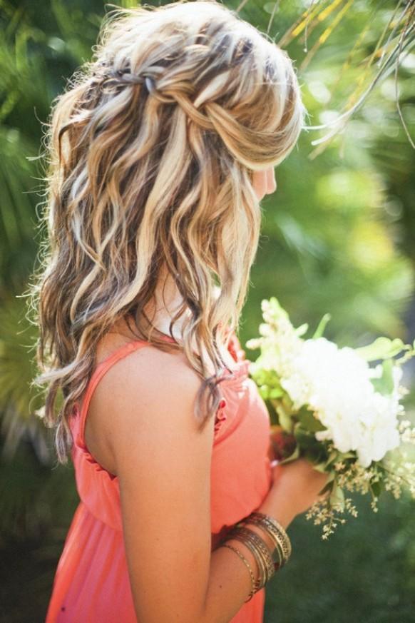 wedding photo - Messy coiffures de mariage français Braid ♥ Inpspiration cheveux de mariage