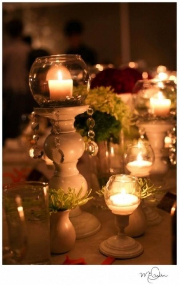 Candles Wedding Reception