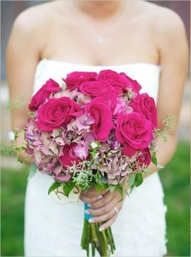 Wedding - Bouquets de mariage rose