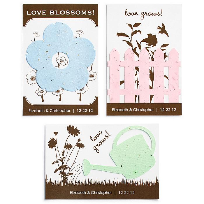 Wedding - Seed Favors - Post Card