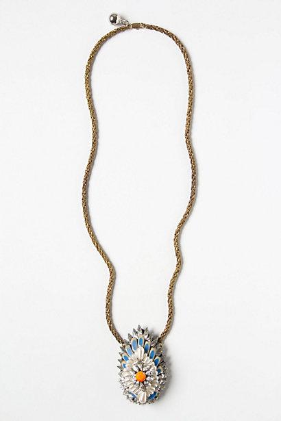 Wedding - Jeweled Plumes Necklace by Shourouk