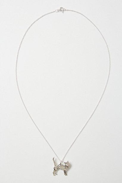 Wedding - Arched Cat Necklace - B