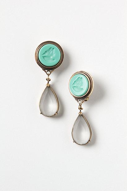 Mariage - Carved Cameo Drops - B