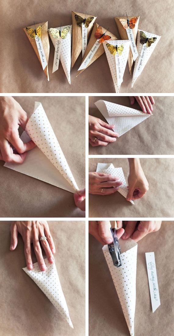 Wedding - Cheap Wedding Favor ♥ DIY Favor Bags Tutorial 