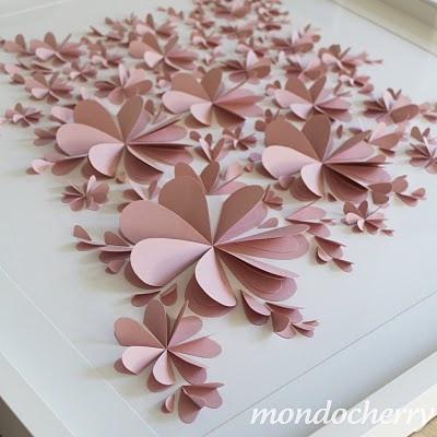 Hochzeit - Punch-Art-Blumen