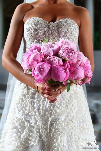 Mariage - Seuls les bouquets de fleurs