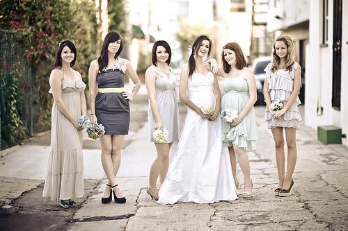 Hochzeit - Weinlese-Frauen