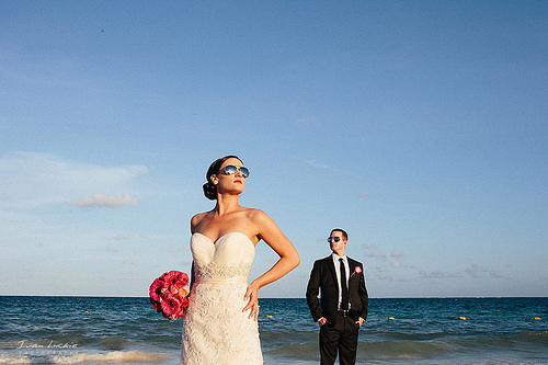 Hochzeit - Melissa + Jason - Excelence Rviera Maya-Hochzeits-Fotograf - Ivan Luckiephotography-1