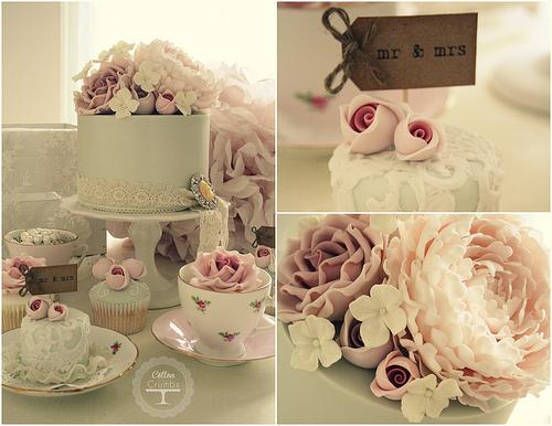 Hochzeit - Hübsche Vintage-Kuchen