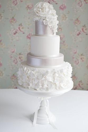 Wedding - Ruffles Wedding Cake