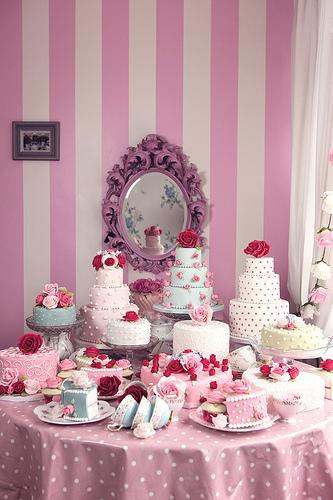 Hochzeit - Cath Kidston Inspiriert Kuchen Tabelle