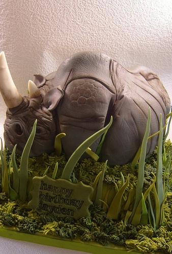 Wedding - Rhino Cake