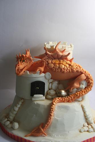 Mariage - gâteau de dragon
