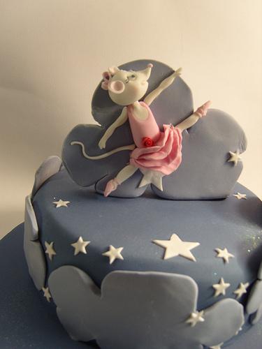 Hochzeit - Angelina Ballerina Kuchen
