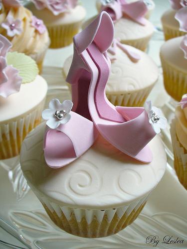Hochzeit - Schuhe Cupcake