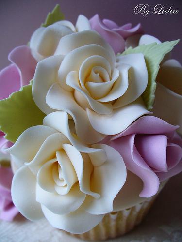 Mariage - Rose Garden gâteau