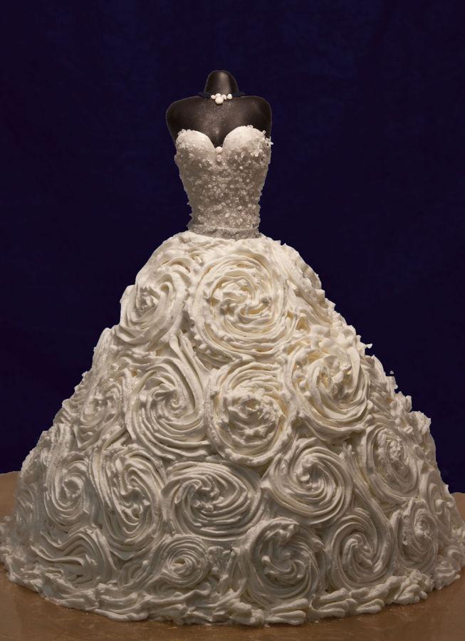 Wedding - Wedding bride shaped wedding cake