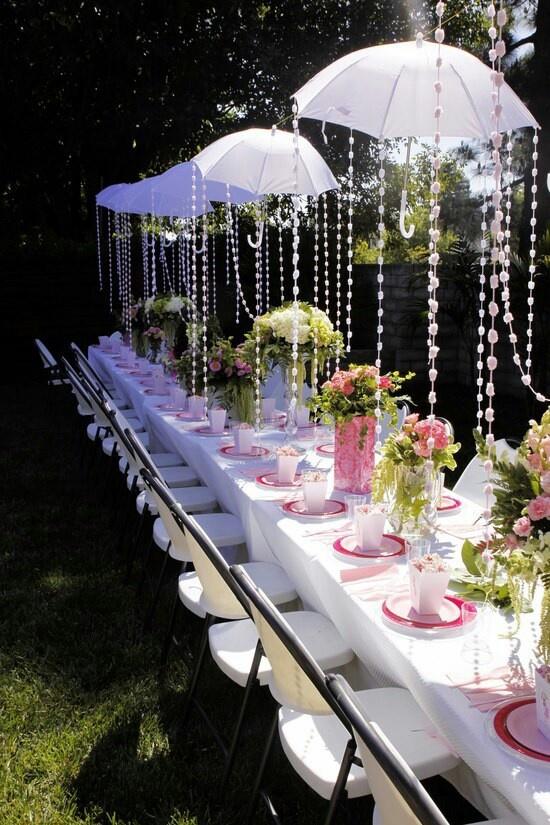 Mariage - Shower Theme With Umbrellas 