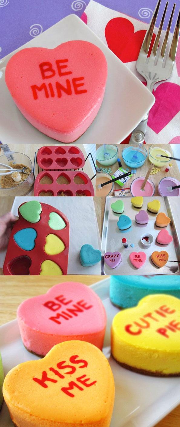 زفاف - Valentine's Day ~ Mini Heart Cakes 