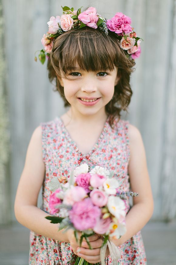 Wedding - Flower Girl Crown 