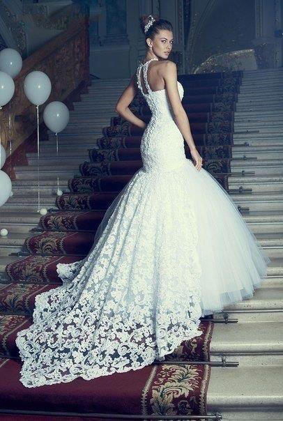 Wedding - Exclusive two different layered wedding gown