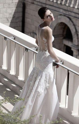 Wedding - Transparent back wedding gown by Mira Zwillinger