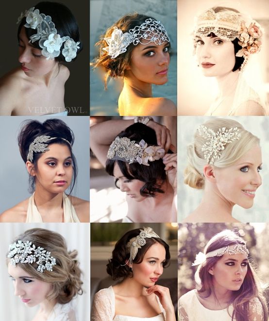 Wedding - Beautiful Wedding Bridal Rhinestones Beads Headbands