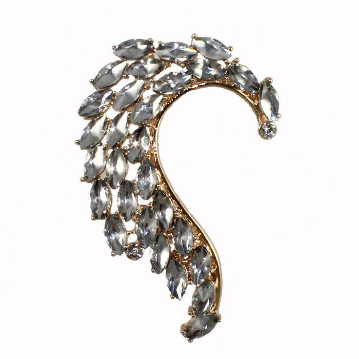 Wedding - Crystal Embellished Punk Ear Cuff Earring Hanger Ear Piece