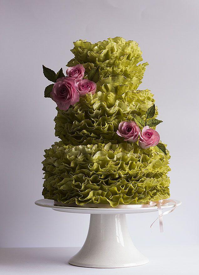 Wedding - Frill Cake 