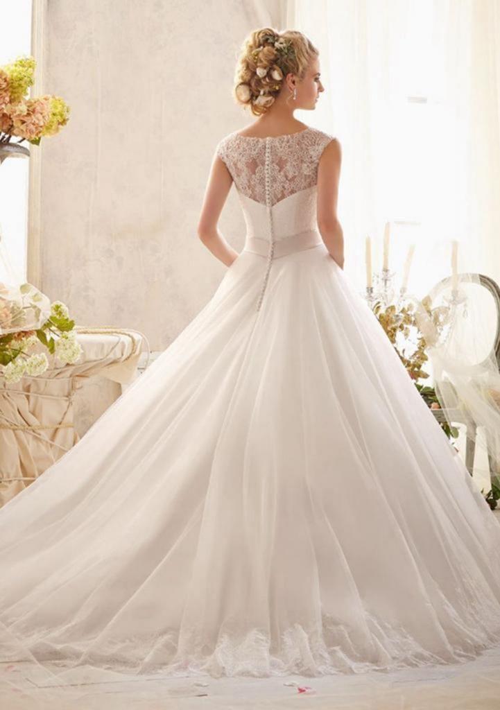 Wedding - New White ivory Wedding Dress with the lace back