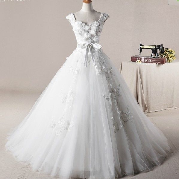 Wedding - New White/Ivory Lace Wedding Dress Custom Size 2-4-6-8-10-12-14-16-18-20-22   