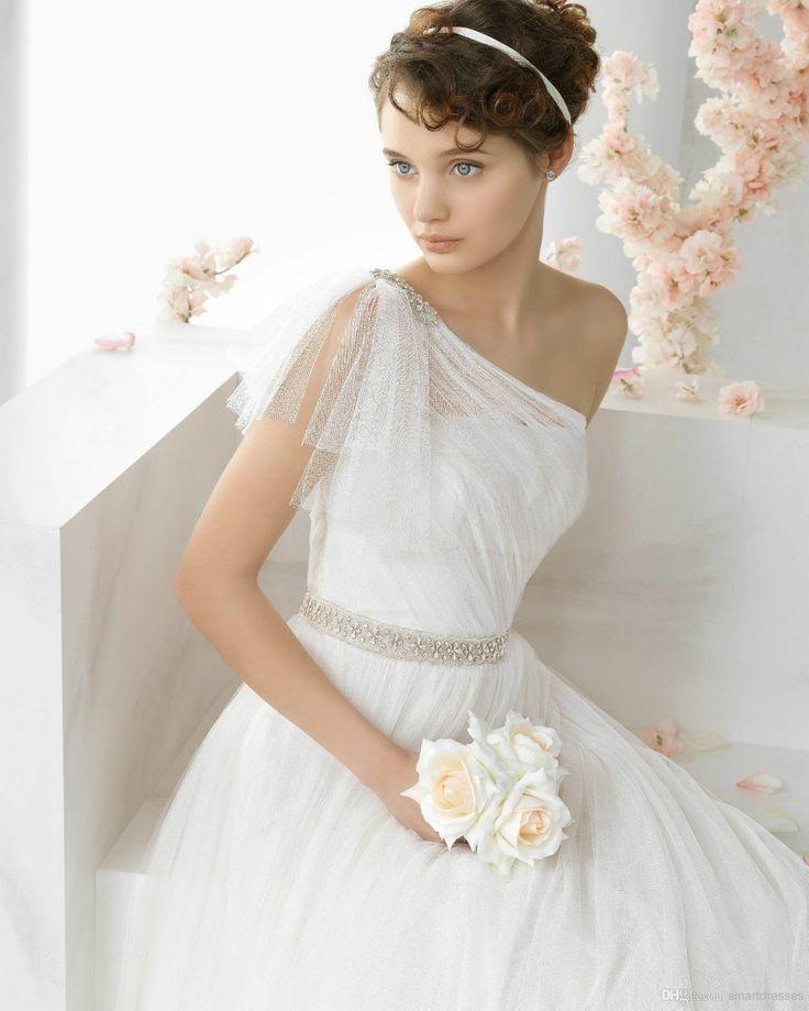 Hochzeit - Schöne Weiß / Elfenbein Braut Brautkleid Benutzerdefinierte Größe 2-4-6-8-10-12-14-16
